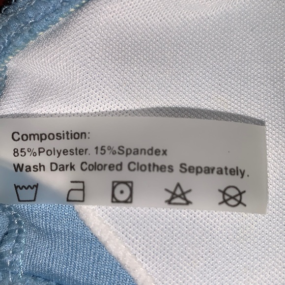 Low Rise Textured Twist Bikini Set - Light Sky Blue M - Picture 7 of 7